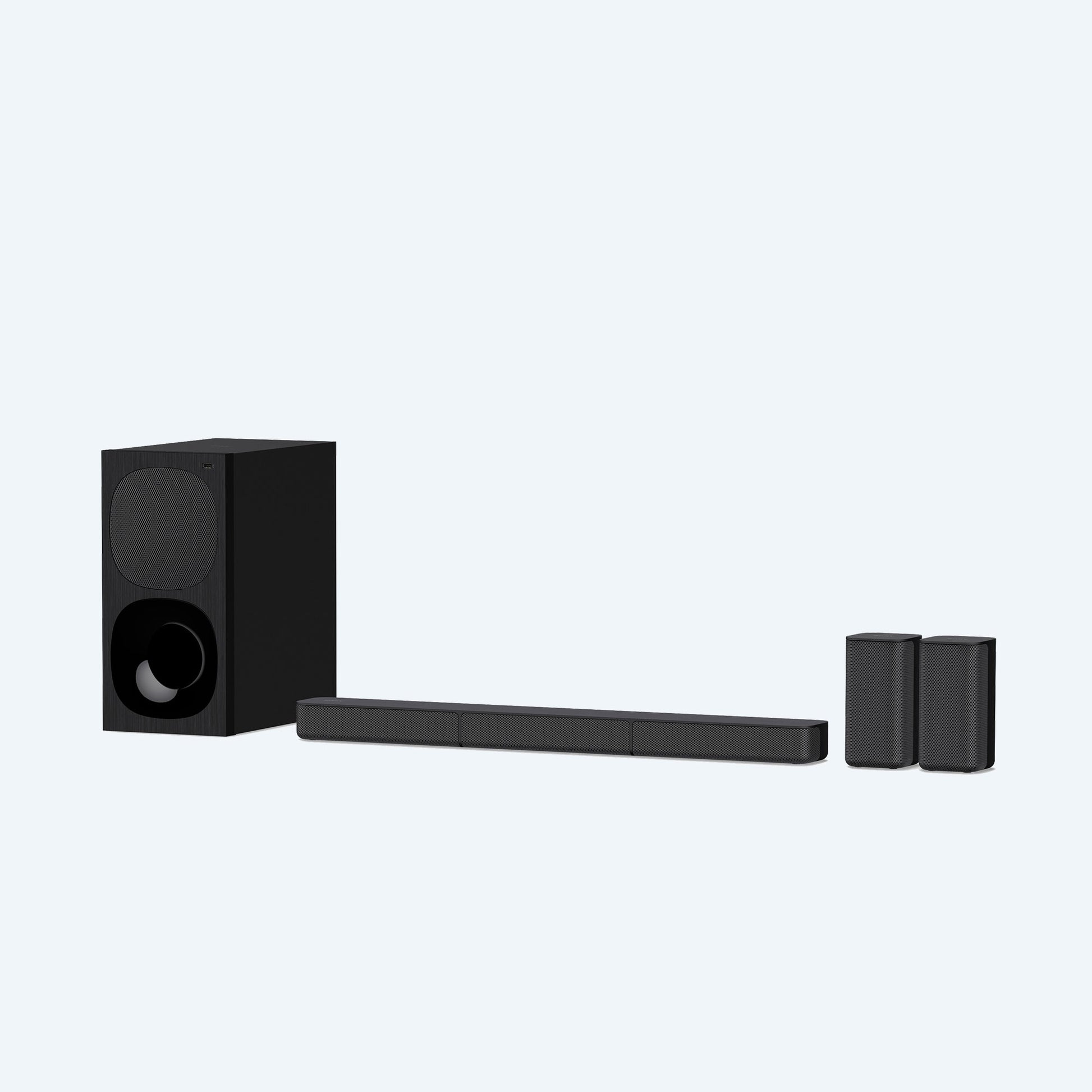 Sony HT-S20R Real 5.1ch Dolby Digital Soundbar for TV with subwoofer and Compact Rear Speakers