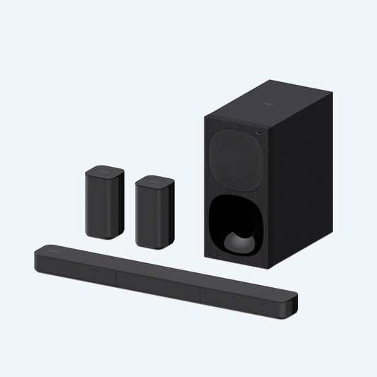 Sony HT-S20R Real 5.1ch Dolby Digital Soundbar for TV with subwoofer and Compact Rear Speakers